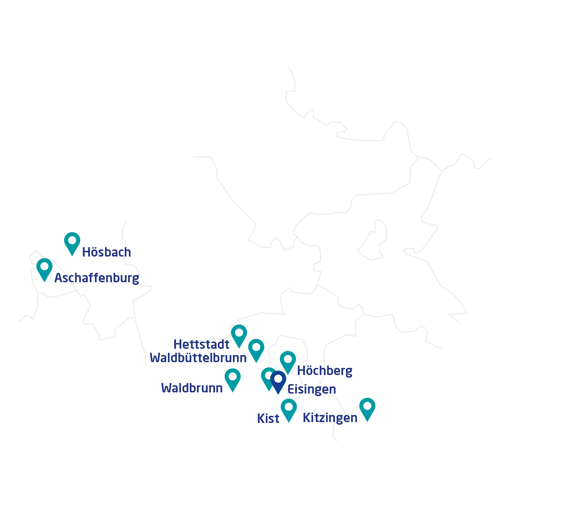 Karte der Einrichtungen des Josefs-Stifts
